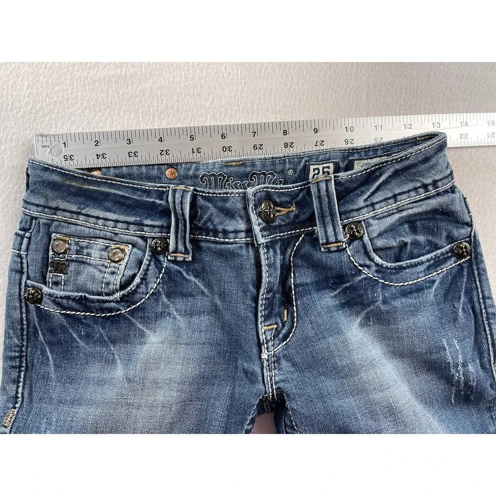 Miss Me JW5416P2 Capri Jeans Size 25 - Picture 11 of 13